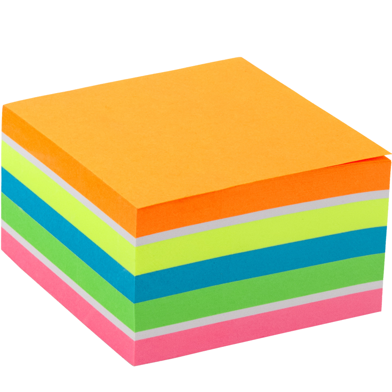 Паперовий блок для нотаток AXENT (2326-53-A) 75 г/м2, 75х75мм, 450 шт.